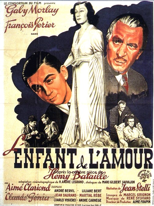 L&#039;enfant de l&#039;amour - French Movie Poster