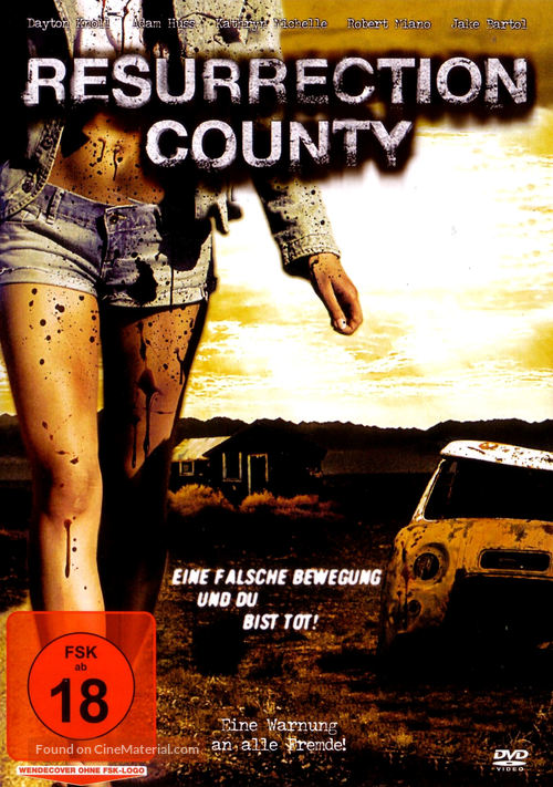 Resurrection County - German DVD movie cover