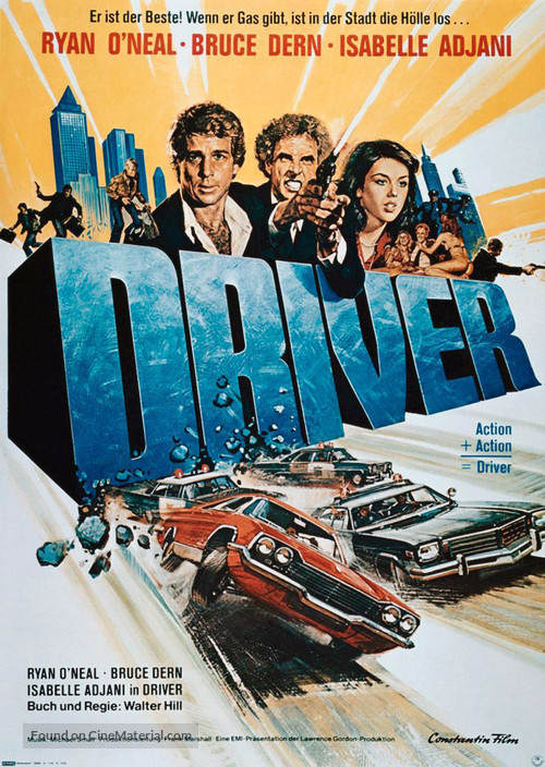 The Driver - German Movie Poster