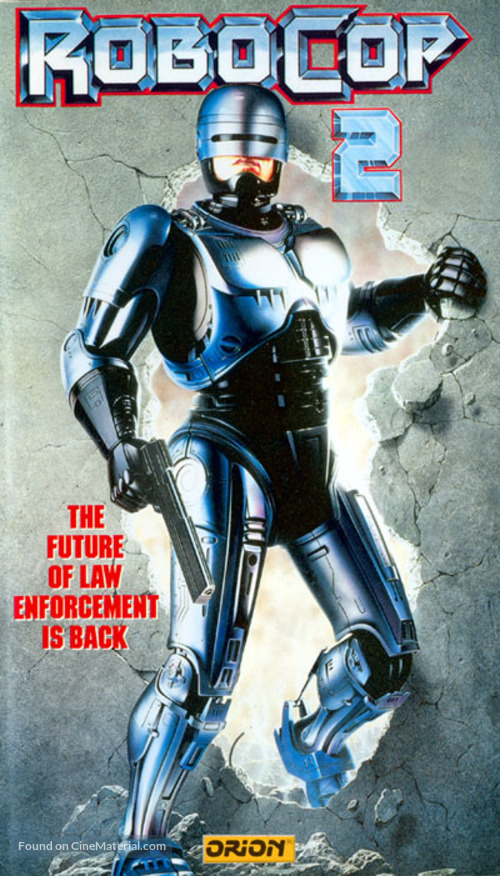 RoboCop 2 - VHS movie cover