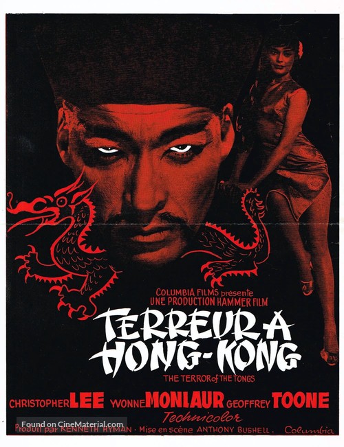 The Terror of the Tongs - Belgian Movie Poster