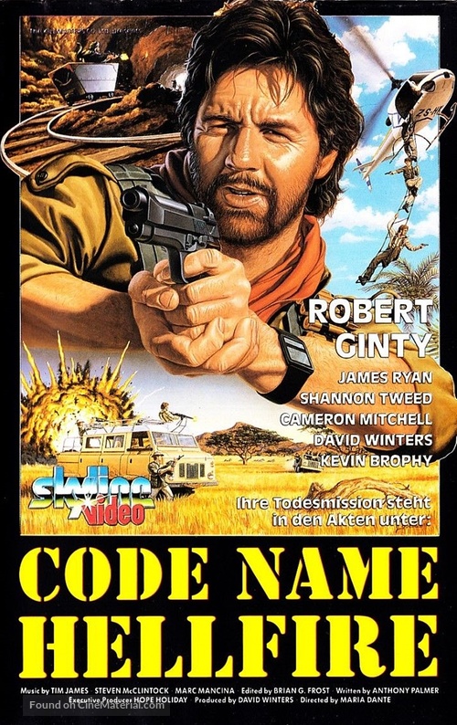 Code Name Vengeance - German VHS movie cover