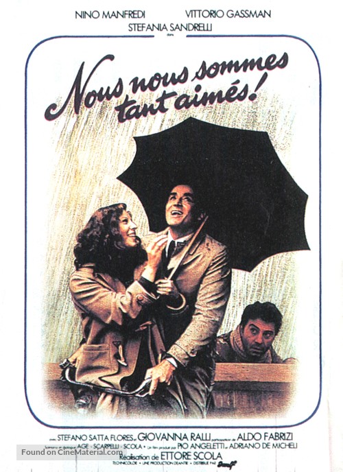 C&#039;eravamo tanto amati - French Movie Poster