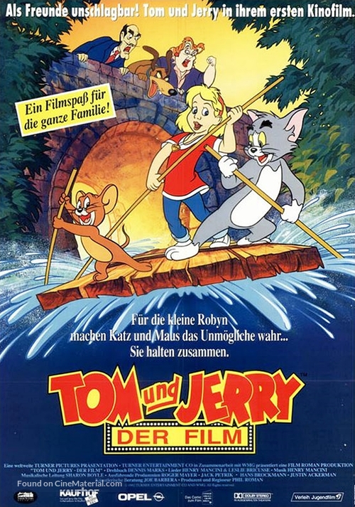 Tom and Jerry: The Movie - German Movie Poster