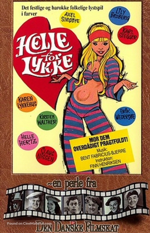 Helle for Lykke - Danish VHS movie cover