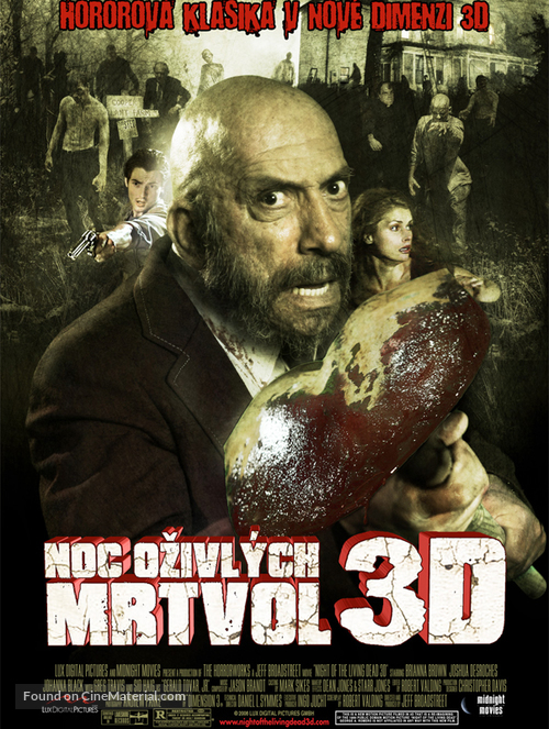 Night of the Living Dead 3D - Slovak Movie Poster