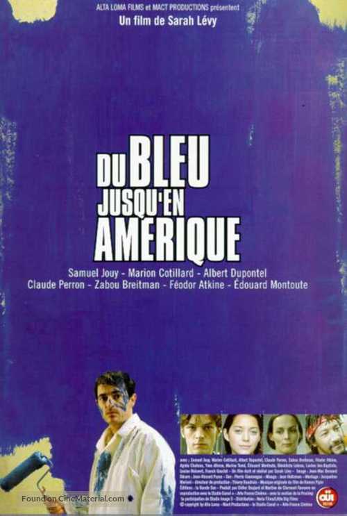 Du bleu jusqu&#039;en Am&eacute;rique - French Movie Poster