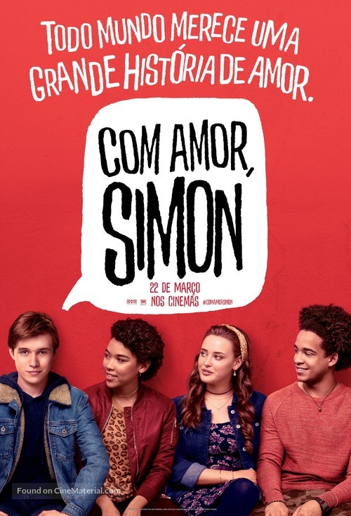 Love, Simon - Brazilian Movie Poster