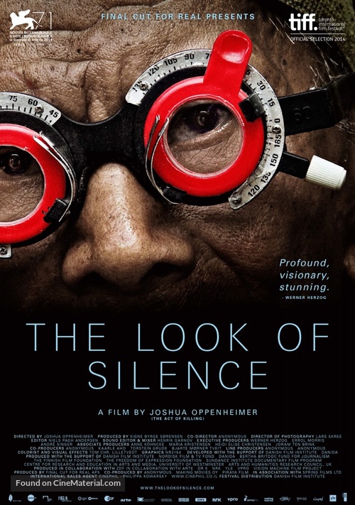 The Look of Silence - Danish Movie Poster