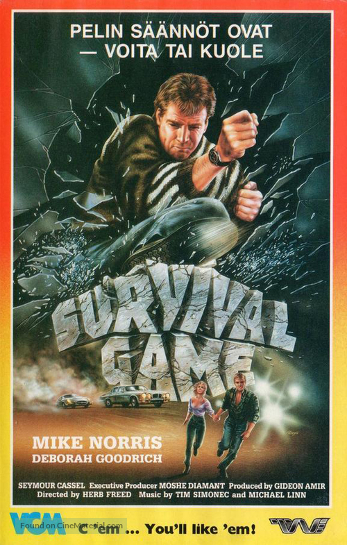 Survival Game - Finnish VHS movie cover