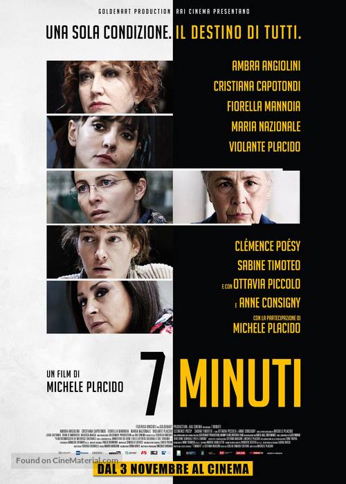 7 Minuti - Italian Movie Poster