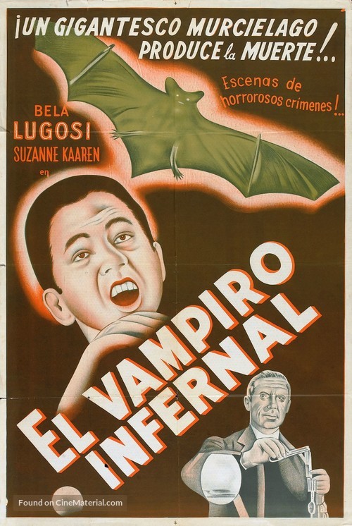 The Devil Bat - Argentinian Movie Poster
