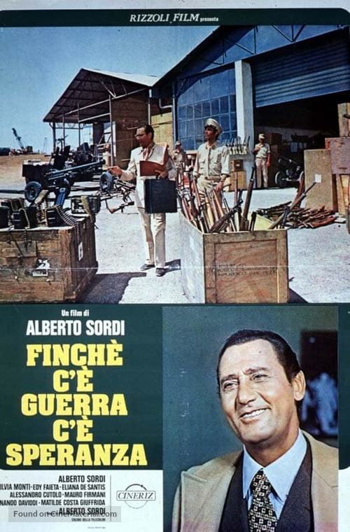 Finch&eacute; c&#039;&egrave; guerra c&#039;&egrave; speranza - Italian Movie Poster