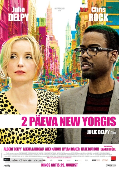 2 Days in New York - Estonian Movie Poster