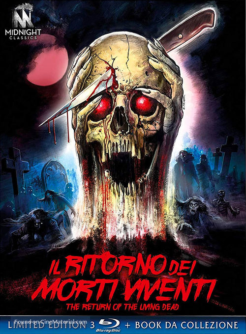 The Return of the Living Dead - Italian Blu-Ray movie cover