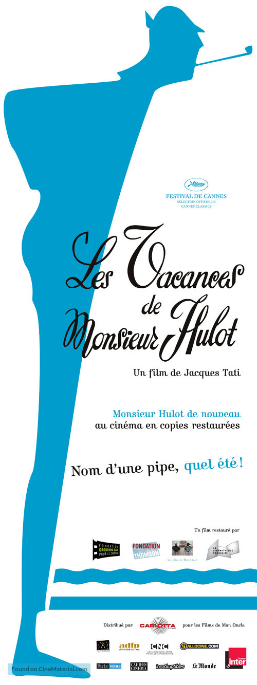 Les vacances de Monsieur Hulot - French Re-release movie poster