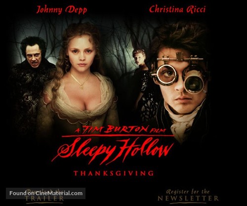 Sleepy Hollow - British Movie Poster