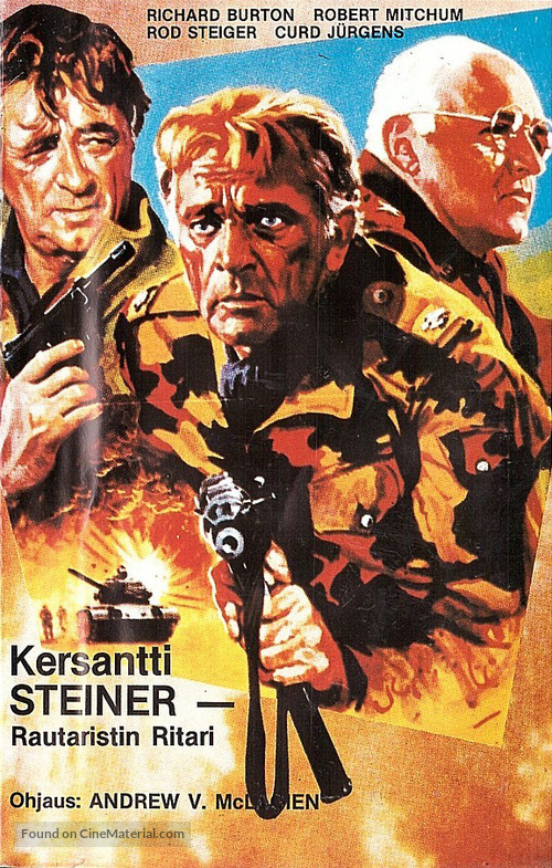 Steiner - Das eiserne Kreuz, 2. Teil - Finnish VHS movie cover