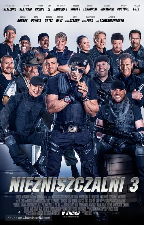 The Expendables 3 - Polish Movie Poster