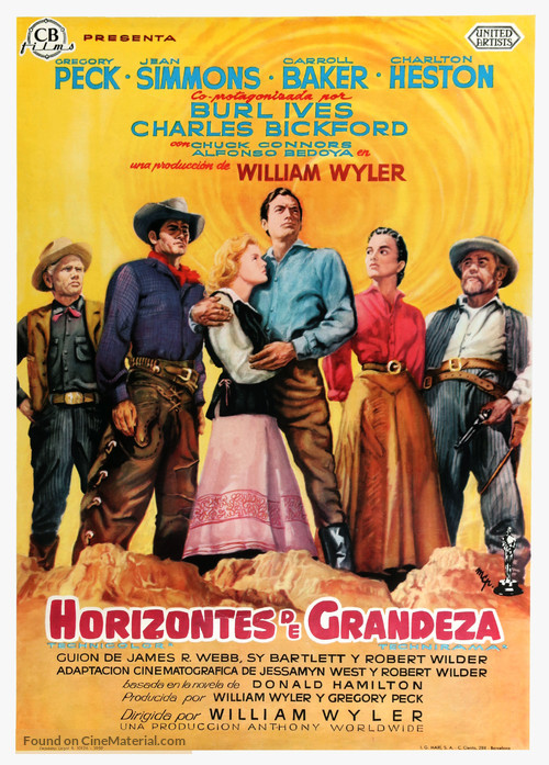 The Big Country - Spanish Movie Poster