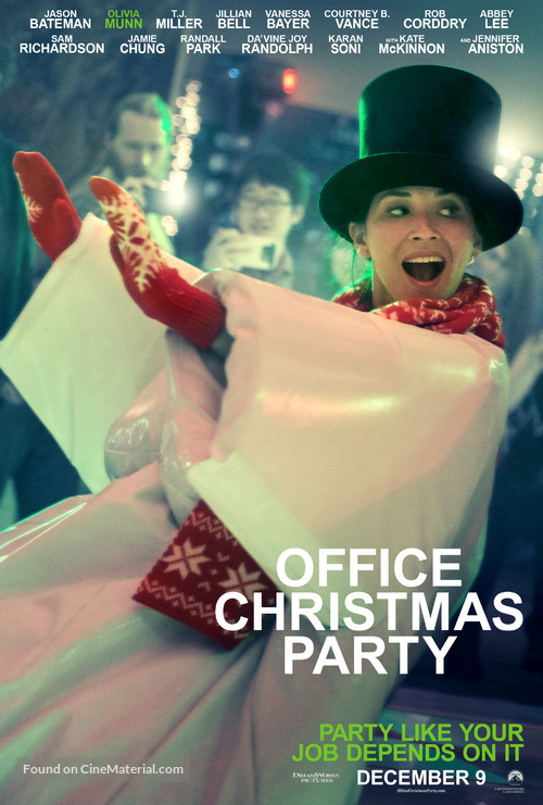 Office Christmas Party - Character movie poster