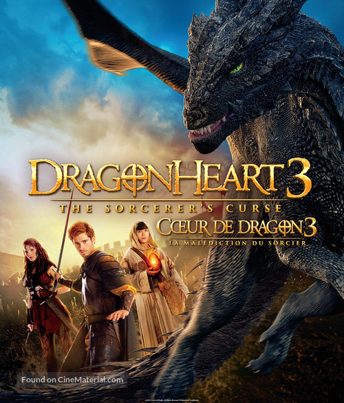 Dragonheart 3: The Sorcerer&#039;s Curse - Canadian Blu-Ray movie cover