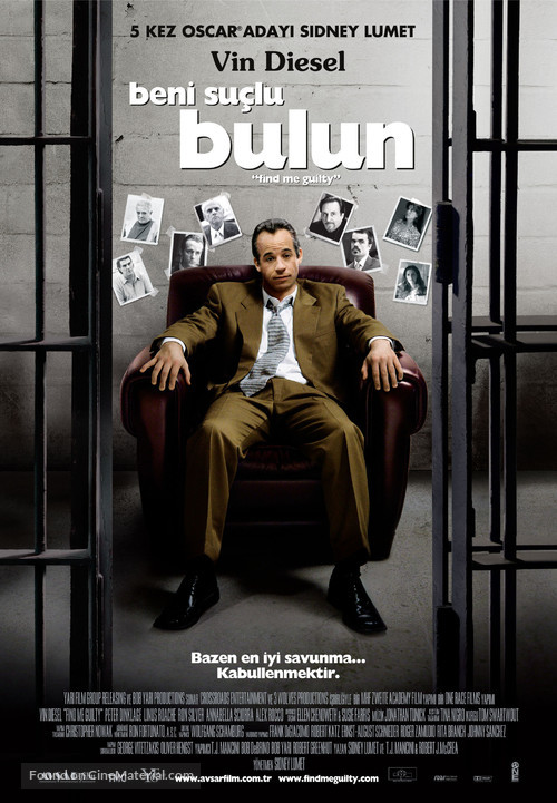 Find Me Guilty - Turkish Movie Poster