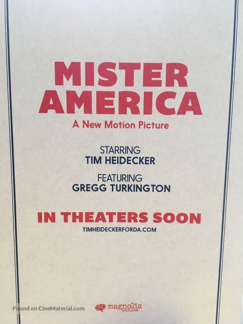 Mister America - Movie Poster