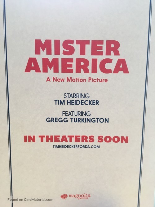 Mister America - Movie Poster