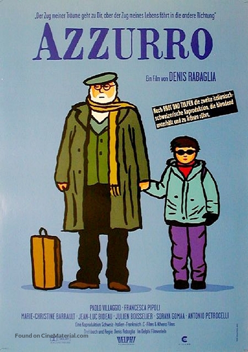 Azzurro - German Movie Poster