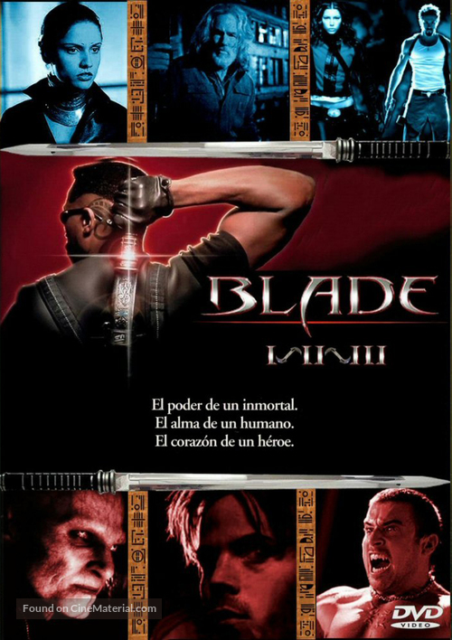 Blade: Trinity - Spanish DVD movie cover