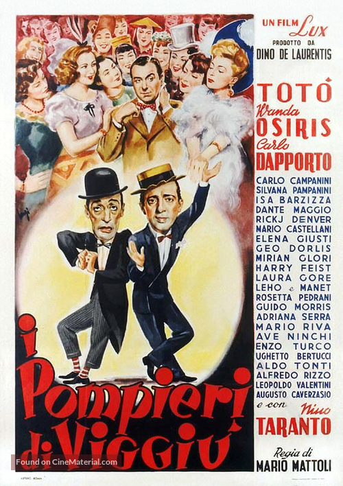 I pompieri di Viggi&ugrave; - Italian Theatrical movie poster