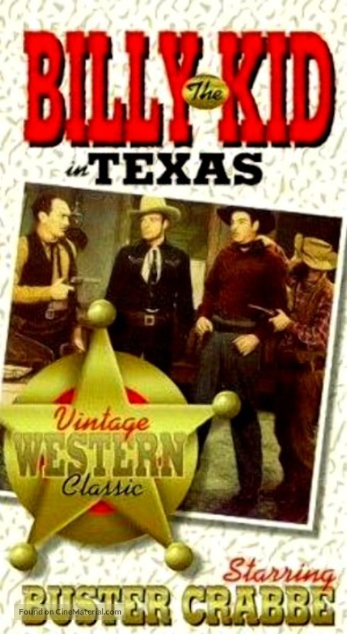 Billy the Kid in Texas - VHS movie cover