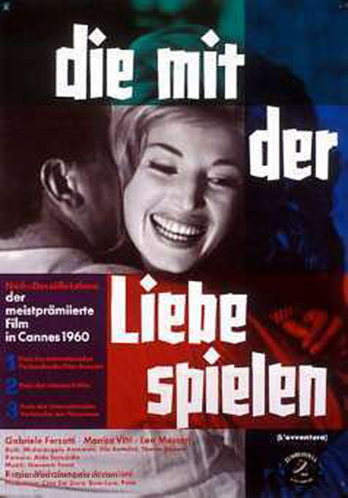 L&#039;avventura - German DVD movie cover