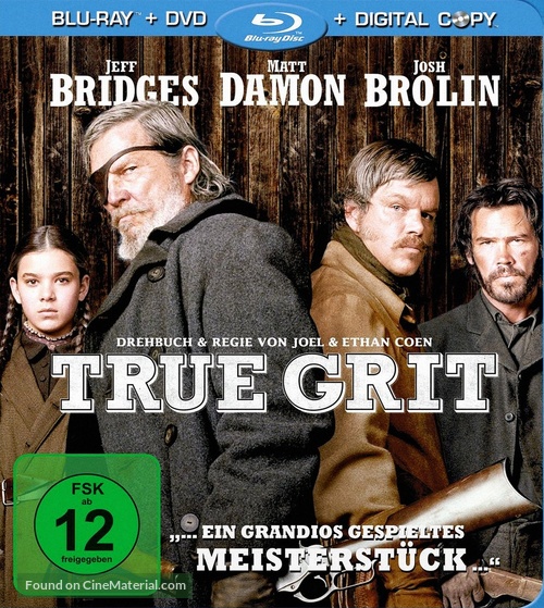 True Grit - German Blu-Ray movie cover