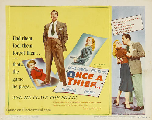 Once a Thief - Movie Poster