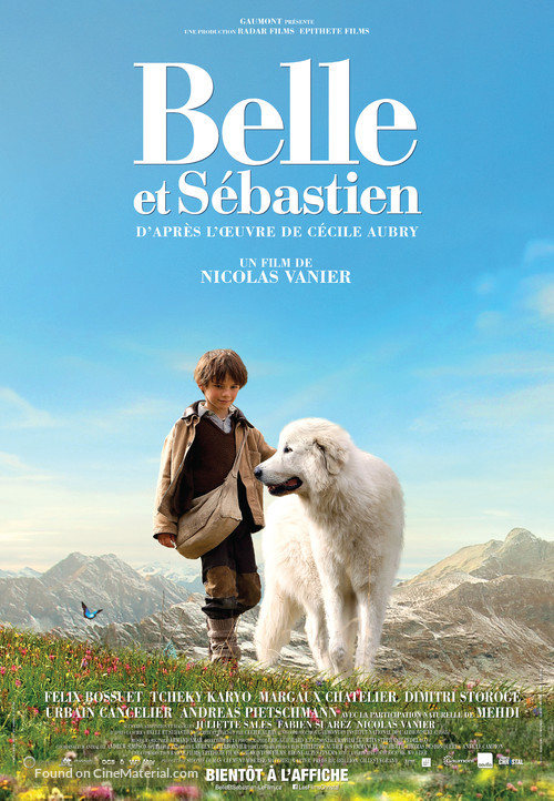 Belle et S&eacute;bastien - Canadian Movie Poster