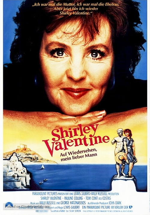 Shirley Valentine - German Movie Poster
