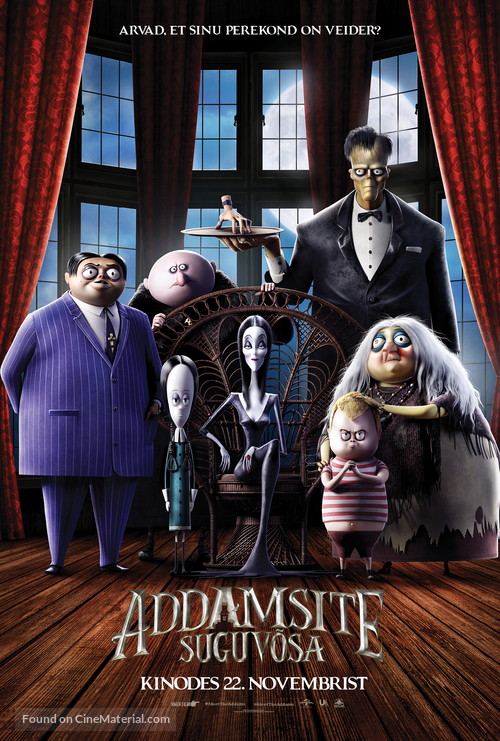 The Addams Family - Estonian Movie Poster