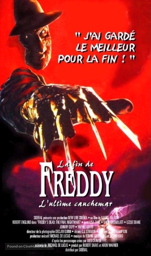 Freddy&#039;s Dead: The Final Nightmare - French Movie Poster