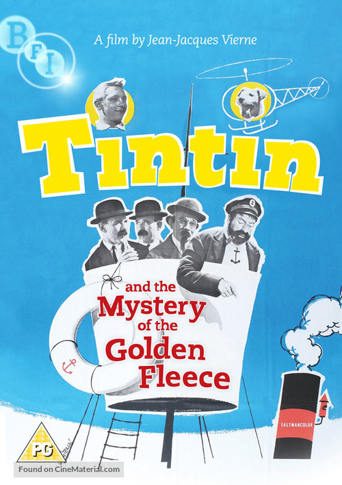 Tintin et le myst&egrave;re de la toison d&#039;or - British DVD movie cover