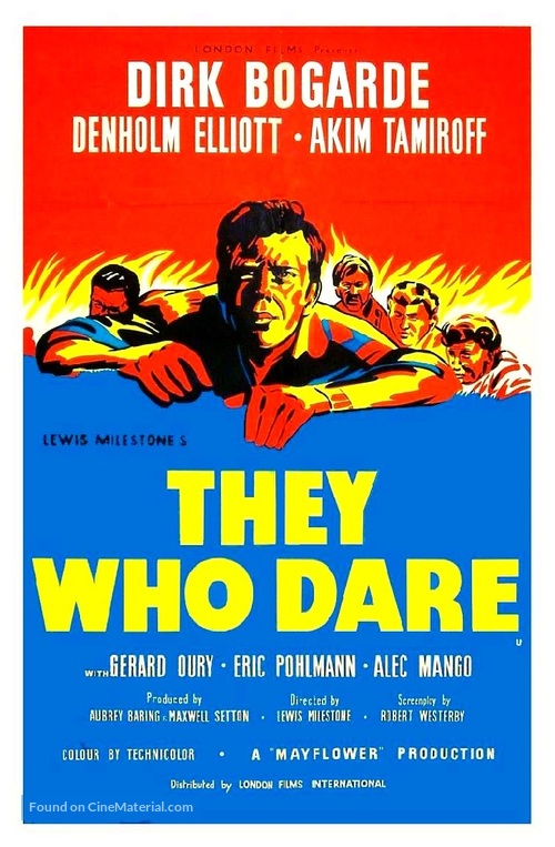 They Who Dare - British Movie Poster