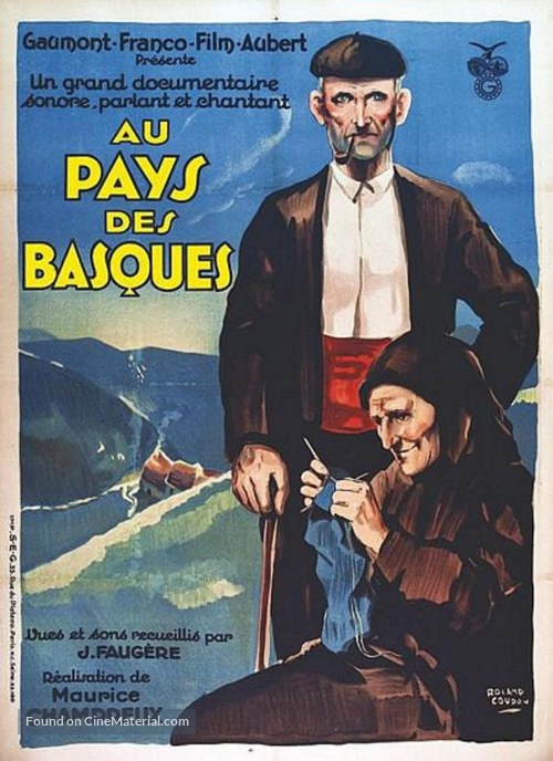 Au pays des Basques - French Movie Poster