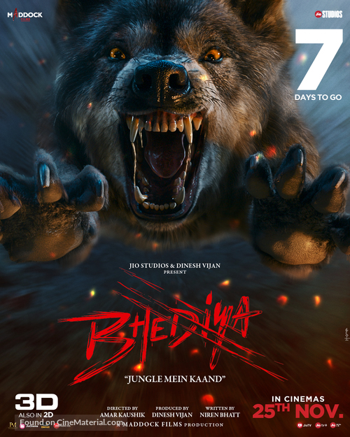 Bhediya - Indian Movie Poster