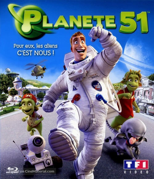 Planet 51 - French Blu-Ray movie cover