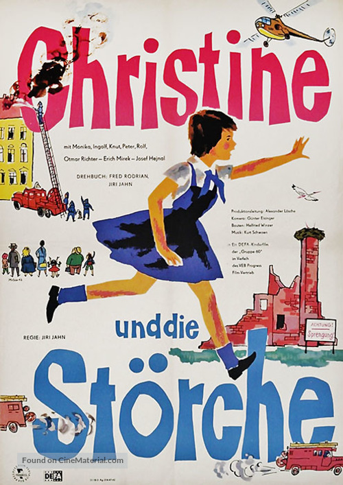 Christine und die St&ouml;rche - German Movie Poster