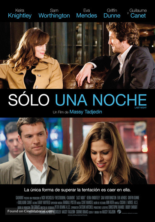 Last Night - Spanish Movie Poster