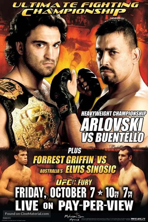 UFC 55: Fury - Movie Poster
