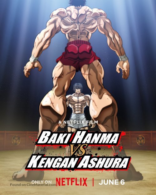 Baki Hanma VS Kengan Ashura - Movie Poster