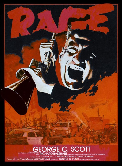 Rage - French Movie Poster